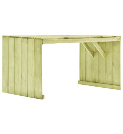Table de jardin 150x87x80 cm Bois de pin imprégné