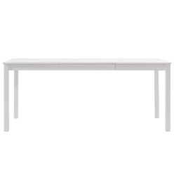 Table de salle à manger Blanc 180 x 90 x 73 cm Pin