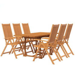 Ensemble de salle à manger de jardin 7 pcs Bois d'acacia massif