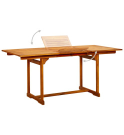 Ensemble de salle à manger de jardin 7 pcs Bois d'acacia massif