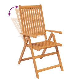 Ensemble de salle à manger de jardin 7 pcs Bois d'acacia massif