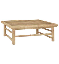 Table de jardin 65x65x30 cm Bambou
