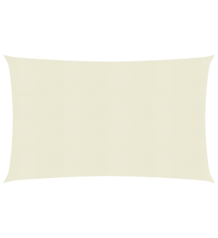 Voile d'ombrage 160 g/m² Crème 2,5x4 m PEHD