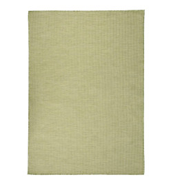 Tapis à tissage plat d'extérieur 200x280 cm Vert