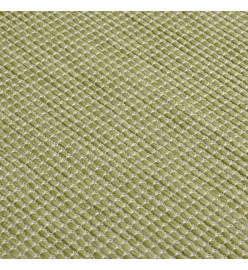 Tapis à tissage plat d'extérieur 200x280 cm Vert