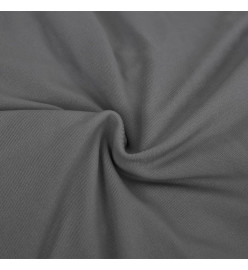 Housse extensible de canapé 2places Anthracite Jersey polyester