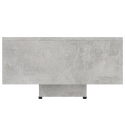 Table basse Gris béton 85x55x31 cm Aggloméré