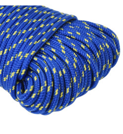 Corde de bateau Bleu 4 mm 25 m Polypropylène