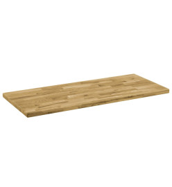 Dessus de table Bois de chêne Rectangulaire 44 mm 100x60 cm