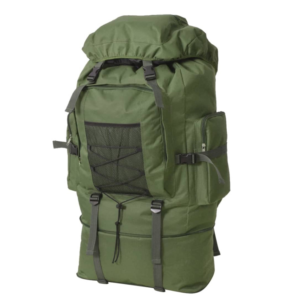 Sac à dos en style d'armée XXL 100 L Vert