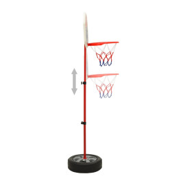 Ensemble de basket réglable pour enfants 120 cm