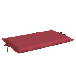 Coussin de chaise longue rouge bordeaux 186x58x3cm tissu oxford