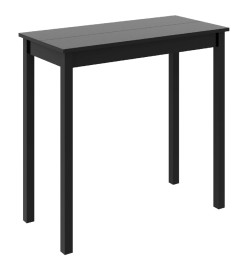 Table de bar MDF noir 115x55x107 cm