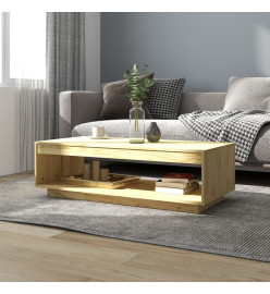 Table basse 110x50x33,5 cm bois de pin massif