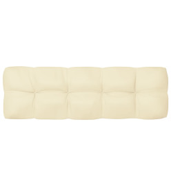 Coussins de canapé palette 7 pcs Crème