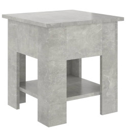 Table basse Gris béton 40x40x42 cm Bois d'ingénierie