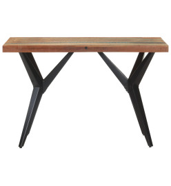 Table de salle à manger 120x60x76cm Bois de récupération massif