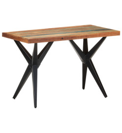 Table de salle à manger 120x60x76cm Bois de récupération massif