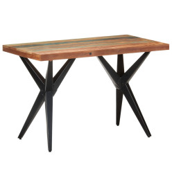 Table de salle à manger 120x60x76cm Bois de récupération massif