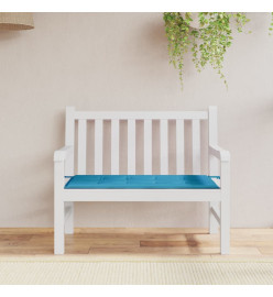 Coussin de banc de jardin bleu 120x50x3 cm tissu oxford