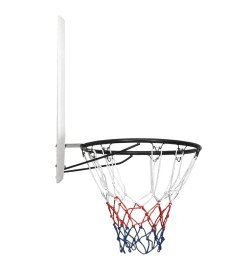 Panneau de basket-ball Blanc 90x60x2 cm Polyéthylène