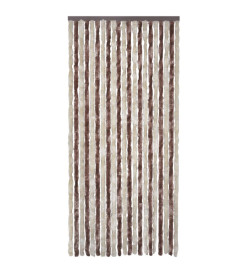 Moustiquaire Beige et marron clair 100x220 cm Chenille