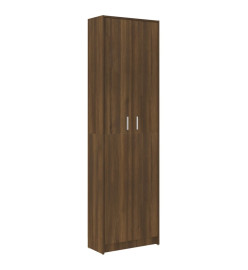 Garde-robe couloir Chêne marron 55x25x189 cm Bois d'ingénierie