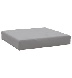 Coussins de palette 2 pcs gris tissu oxford