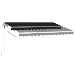 Auvent automatique sur pied 300x250 cm Anthracite