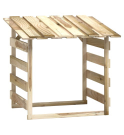 Pergola avec toit 100x90x100 cm Bois de pin imprégné