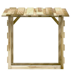 Pergola avec toit 100x90x100 cm Bois de pin imprégné