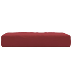 Coussin de palette rouge bordeaux tissu oxford