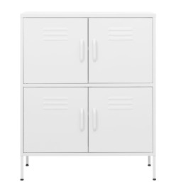 Armoire de rangement Blanc 80x35x101,5 cm Acier