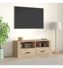 Meuble TV Chêne sonoma 100x35x40 cm Bois d'ingénierie