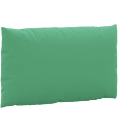 Coussins de palette 2 pcs vert tissu oxford