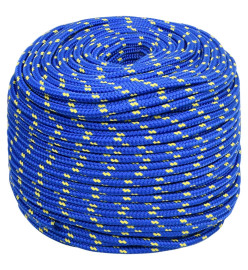 Corde de bateau Bleu 6 mm 250 m Polypropylène