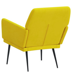 Fauteuil Jaune 62x79x79 cm Velours