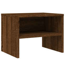 Table de chevet Chêne marron 40x30x30 cm Bois d'ingénierie