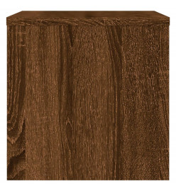 Table de chevet Chêne marron 40x30x30 cm Bois d'ingénierie