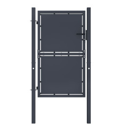 Portail de jardin Acier 100x150 cm Anthracite