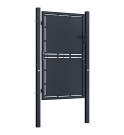 Portail de jardin Acier 100x150 cm Anthracite