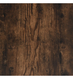 Meuble TV Chêne fumé 100x40x50 cm Bois d'ingénierie