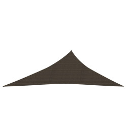 Voile d'ombrage 160 g/m² Marron 4x5x6,8 m PEHD