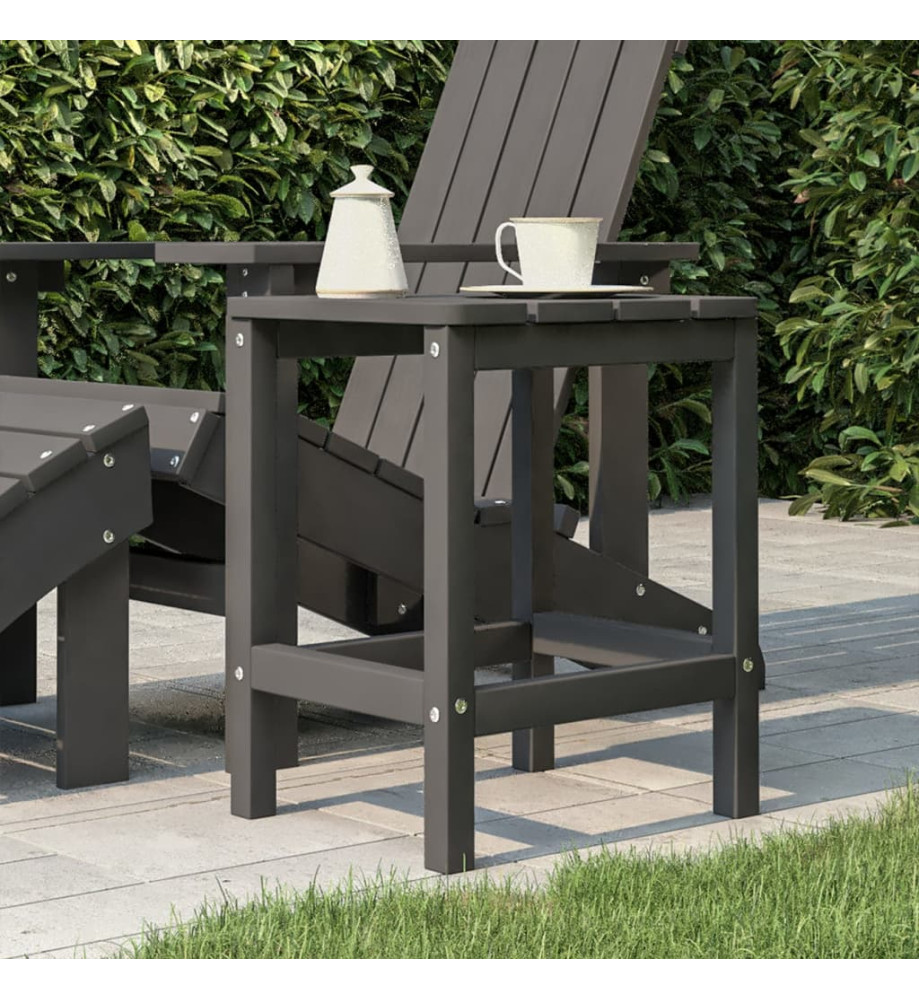 Table de jardin Adirondack Anthracite 38x38x46 cm PEHD Table de jardin Adirondack Anthracite 38x38x46 cm PEHD