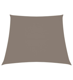 Voile de parasol Tissu Oxford trapèze 3/5x4 m Taupe