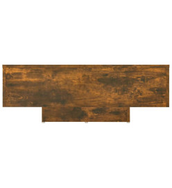 Table basse Chêne fumé 85x55x31 cm Bois d'ingénierie