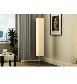 Lampadaire avec support en acier 170 cm Beige