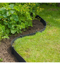 Nature Bordure de jardin 0,075x10 m 3 mm noir