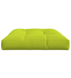 Coussin de palette vert vif 120x80x12 cm tissu