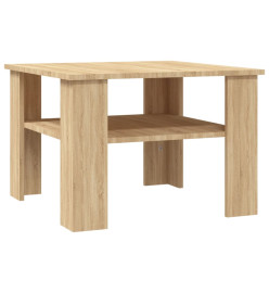 Table basse Chêne sonoma 60 x 60 x 42 cm Aggloméré